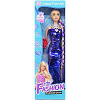 Кукла "Fashion Doll" в синем(28 см) [tsi206973-TSI]