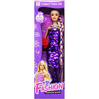 Кукла "Fashion Doll" в фиолетовом (28 см) [tsi206975-TSI]