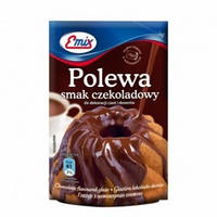 Шоколадная глазурь Polewa smak czekoladowy Emix, 100 гр