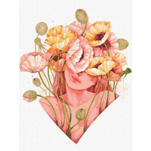 Картина за номерами "Квітковий дотик" ★★★ [tsi205021-TSI], фото 1