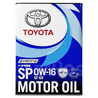 Моторное масло Toyota Motor Oil SP/GF-6B 0W-16 Japan (4л.)