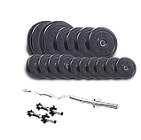 Набір Elitum Titan 66 кг зі штангою та гантелями, фото 2