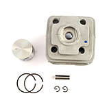 Поршнева циліндр олео мак-спарта 38,37,40,42,44 efco stark 38,40,42,44 у зборі, фото 6