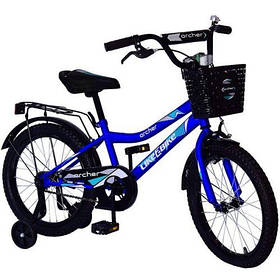 Велосипед дитячий 2-х коліс.14'' Like2bike Archer, синій, рама сталь, з дзвінком, руч.гальмо [vel203640-TSI]