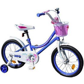 Велосипед дитячий 2-х коліс.18'' Like2bike Jolly, бузковий, рама сталь, з дзвінком, руч.гальмо [vel203643-TSI]