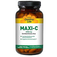 Вітаміни Maxi-C Caps 1000 мг 90 капсул ТМ Кантрі Лайф / Country Life