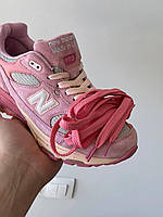 Рожеві жіночі кроссівки Нью Беленс 993. Стильні жіночі кросси New Balance 993 pink., фото 4