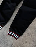 Чоловічі спортивні штани M1478 чорні, фото 3