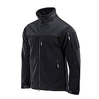 M-TAC Куртка Alpha Micrifleece GEN.II Black, Тактическая флисовая куртка Черная