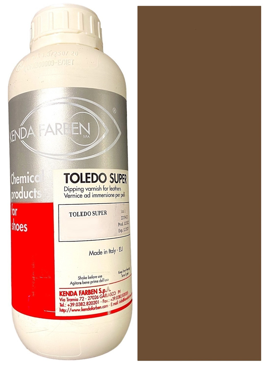 Фарба для шкіри на спиртовій основі Kenda Farben TOLEDO SUPER 33035 chocolate (Шоколадний) 1л.