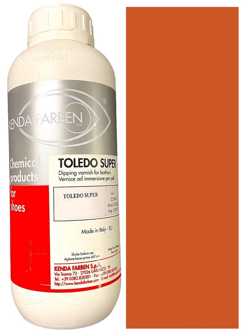 Фарба для шкіри на спиртовій основі Kenda Farben TOLEDO SUPER 33006 basic orange (Помаранчевий) 1л.