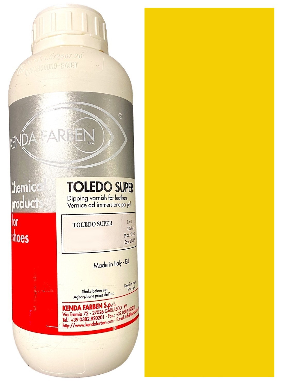 Фарба для шкіри на спиртовій основі Kenda Farben TOLEDO SUPER 33008 basic yellov (Жовтий) 1л.