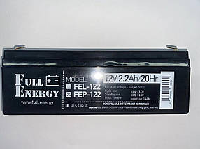 Акумулятор Full Energy Fep-122 (12В 2,2Ач) дата випуску 2022 року
