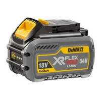 Аккумулятор к электроинструменту DeWALT 18 В\/54 В, 6 Ач\/2 Ач, время зарядки 60 мин, вес 1.06 кг (DCB546)