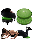 Балансувальна подушка Hop-Sport HS-R034BC зелена, фото 4