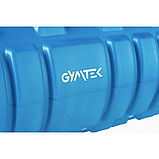 Масажний ролик Gymtek для йоги та фітнесу EVA 33*14см синій, фото 4