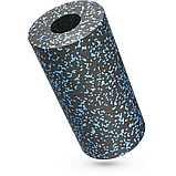 Масажний ролик Gymtek для йоги та фітнесу EPP 30*15см чорно-синій, фото 4