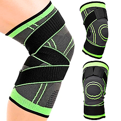 Бандаж колінного суглоба Knee bands, 1 шт, L / Ортез-фіксатор на коліно / Еластичний наколінник