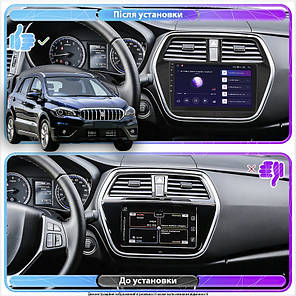 Магнітола Lesko для Suzuki SX4 II (S-Cross) Рестайлінг 2016-н.в. IPS 9" 2/32Gb CarPlay 4G Wi-Fi GPS Prime, фото 4