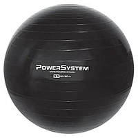 Мяч для фитнеса и гимнастики Power System 4011BK-0, 55cm, Black, Vse-detyam