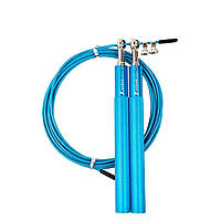 Скакалка скоростная Jump Rope Premium 4yourhealth 4YH_0200_Blue, 3м металлическая на подшипниках, Голубая,