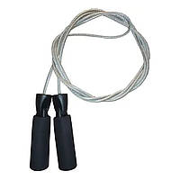 Скакалка Speed Rope Power System PS-4004_Black-Streel, World-of-Toys