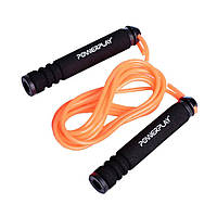 Скакалка PowerPlay PP_4205_Orange, Помаранчева, World-of-Toys