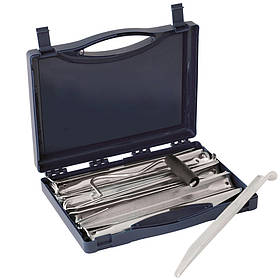 Кілочки Super U Peg Box Outwell 928777, 24 см 20 шт. Silver (650779), Toyman