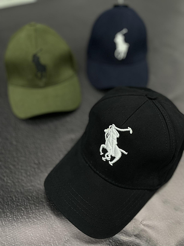 Купить Кепка Ральф Лорен черная мужская\женская. Брендовая кепка ...