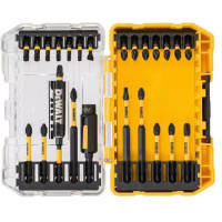 Набор бит DeWALT EXTREME FLEXTORQ, Phillips,Pozidriv, Torx, Slotted, L= 25, 57, 85 мм, 25 шт, кейс (DT70730T)