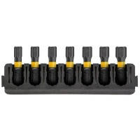 Набір біт DeWALT в касеті Tough Case, FlexTorq, L=25 мм, H3, H4-3 шт, H5-2 шт, H6 (DT70806)