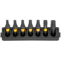 Набір біт DeWALT в касеті для Tough Case, FlexTorq, L25 мм,Т15,Т20-2 шт, Т25-2 шт,Т30,Т40 (DT70816)