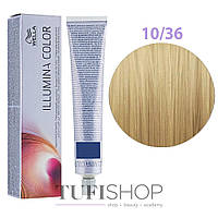 Краска для волос Wella Professionals Illumina Color №10/36 яpкий блoнд зoлoтиcтo-фиoлeтoвый (8005610543260)