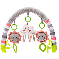 Дуга для коляски Облачко Baby Mix TE-8649-92 Pink Grey , World-of-Toys