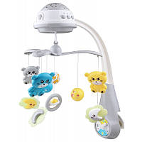 Мобиль для кроватки Мишки Baby Mix FS-35604 с проектором 35728, Vse-detyam