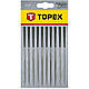 Набір напилків Topex игольчатые по металлу набор 10 шт. (06A015), фото 2