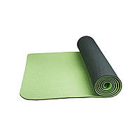 Коврик для йоги и фитнеса Yoga Mat Premium Power System 4060GN-0, Green, Vse-detyam