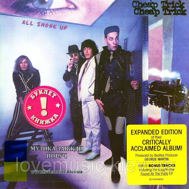 Музичний сд диск CHEAP TRICK All shook up (1980) Expanded Edition (audio cd)