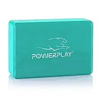 Блок для йоги PowerPlay PP_4006_Mint_Yoga_Brick, Мятный, Land of Toys