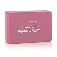 Блок для йоги PowerPlay PP_4006_Pink_Yoga_Brick, Розовый, Land of Toys