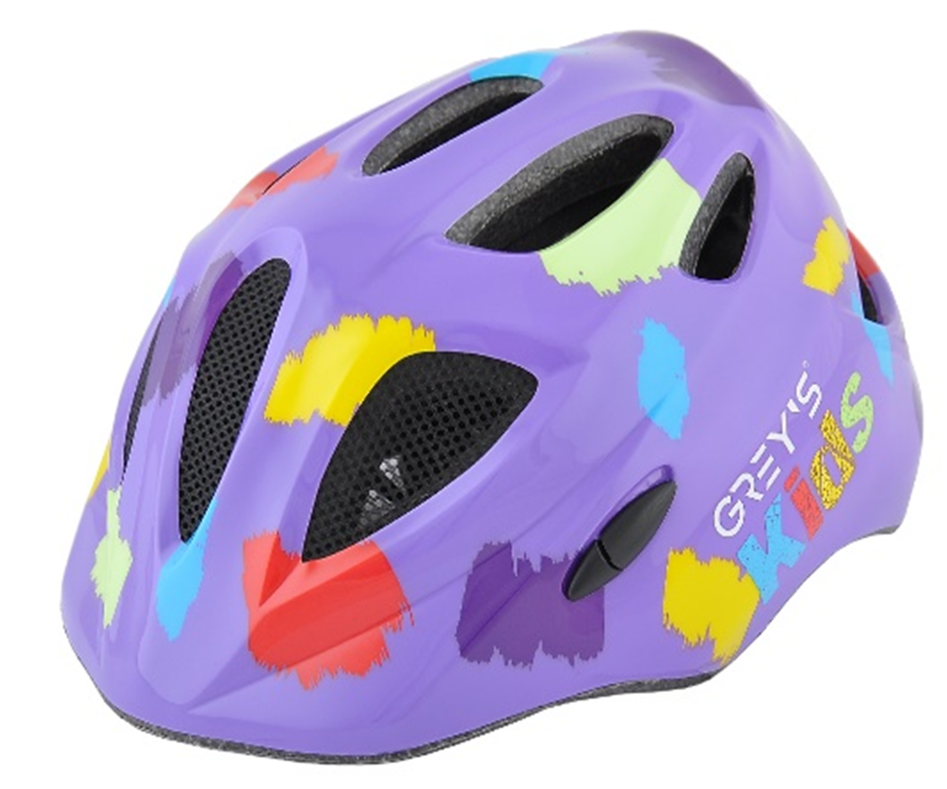 Шолом Grey's GR22323 дитячий технологія Out-Mold глянцевий фіолетовий, фото 1