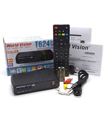 World Vision T624D2 DVB-T2 Ефірний Т2 цифровий ресивер