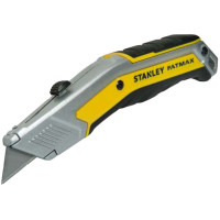Ніж монтажний Stanley FATMAX EXO RETRACTABLE KNIFE трапецеподібне лезо, L=190мм. (FMHT0-10288), фото 1