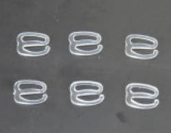 Фурнітура для купальника, прозорі гачки діаметр 10 мм.
1000/упаковка.