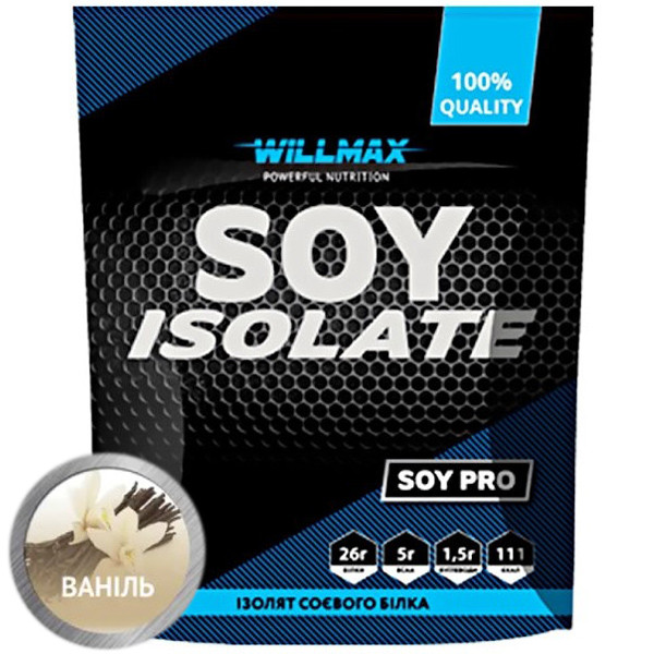 Соєвий протеїн Soy Isolate 900g Willmax смак