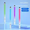 Універсальний Ємнісний Стілус 2 в 1 Touch Pen Зелений для планшета сенсорного екрану, фото 3