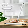 Універсальний Ємнісний Стілус 2 в 1 Touch Pen Зелений для планшета сенсорного екрану, фото 10
