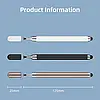 Універсальний Ємнісний Стілус 2 в 1 Touch Pen Зелений для планшета сенсорного екрану, фото 7