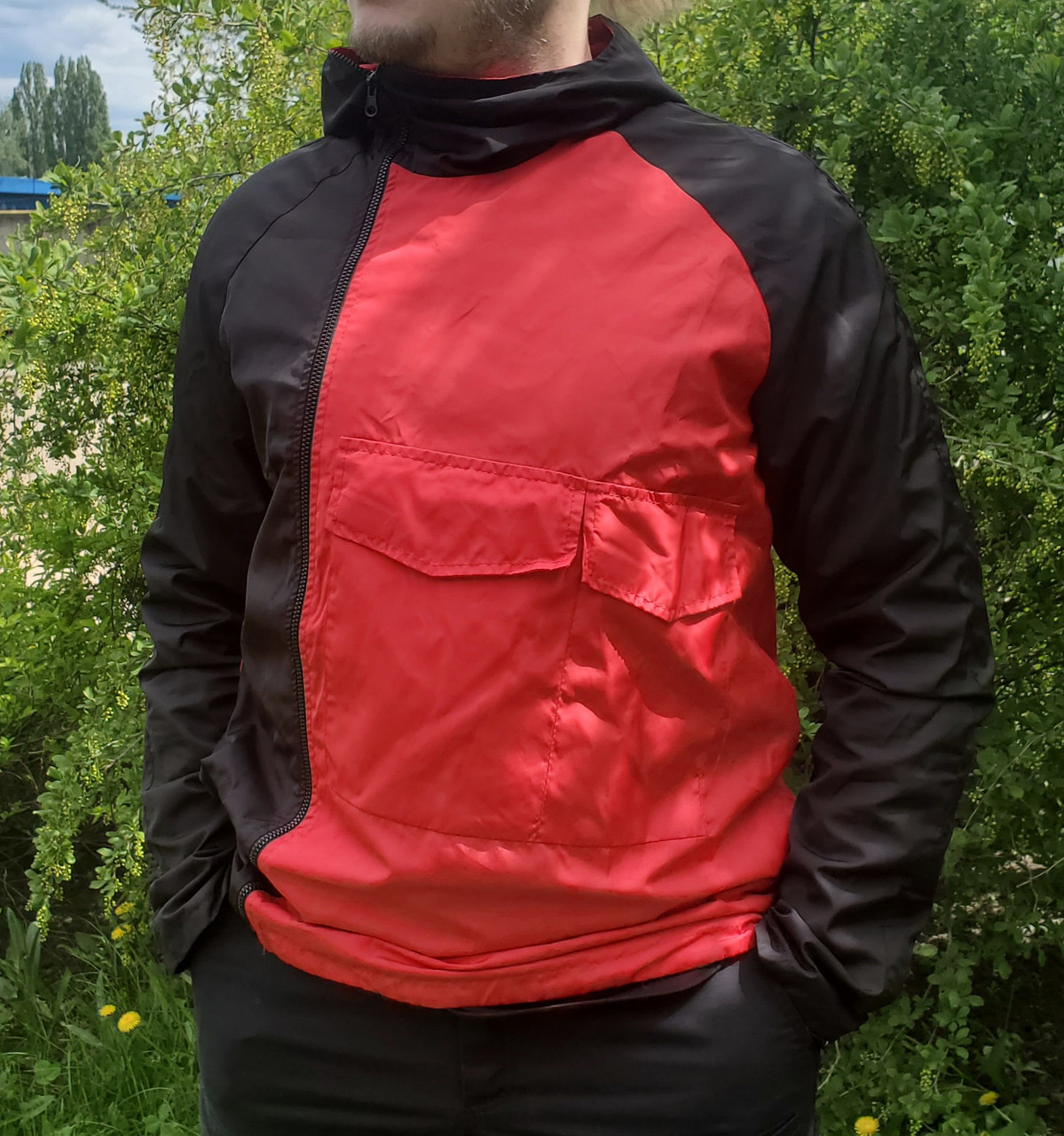 Куртка Windrunner Urbanist (чорвоно-чорна), Розмір S