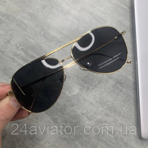 Солнцезащитные очки PORSCHE DESIGN P8606 Polarized черный в золоте ...